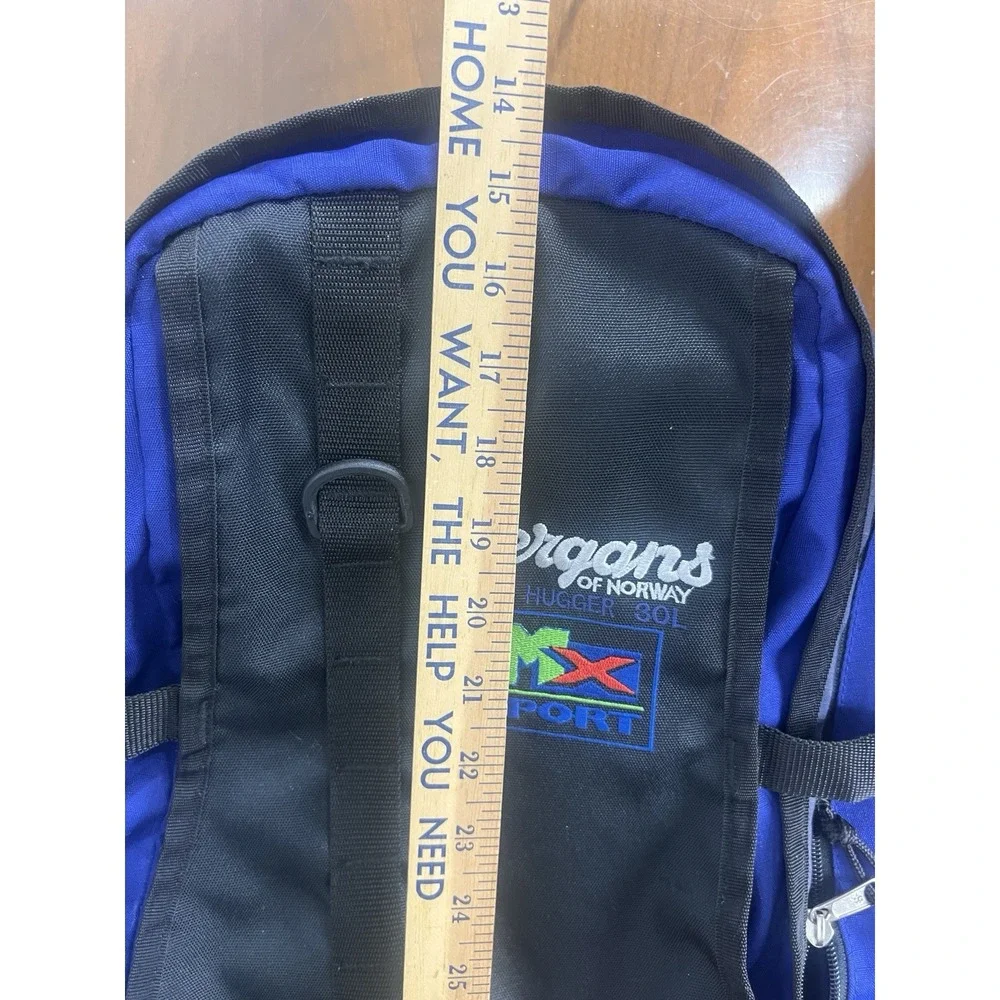 Bergans of Norway 30 L Hiking‎ Backpack MX Sport VTG? Black Blue